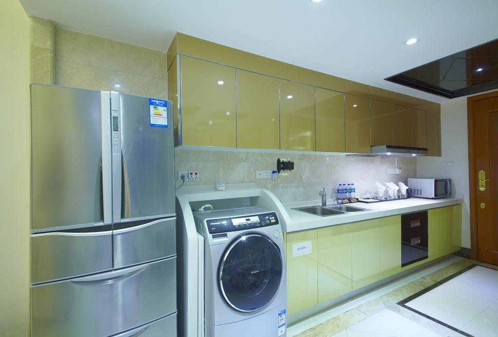 Louidon Mega Apartment Hotel Of Kam Rueng Plaza - Sunshine Apartment Guangzhou Rum bild
